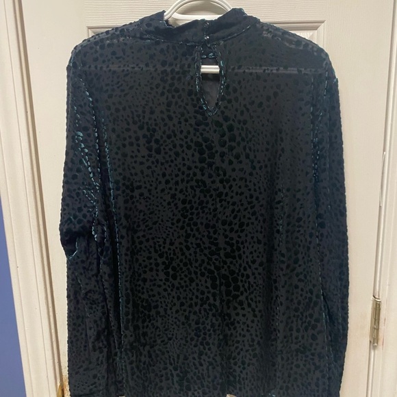 Lane Bryant Black Leopard Print Sweater - Picture 3 of 8